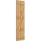 Ekena Millwork Joined Board-n-Batten Shutters w/Z-Bar, Rough Sawn Western Red Cedar, 21 1/2W x 74H, PR RBJ06Z21X074RWR - alternate 2